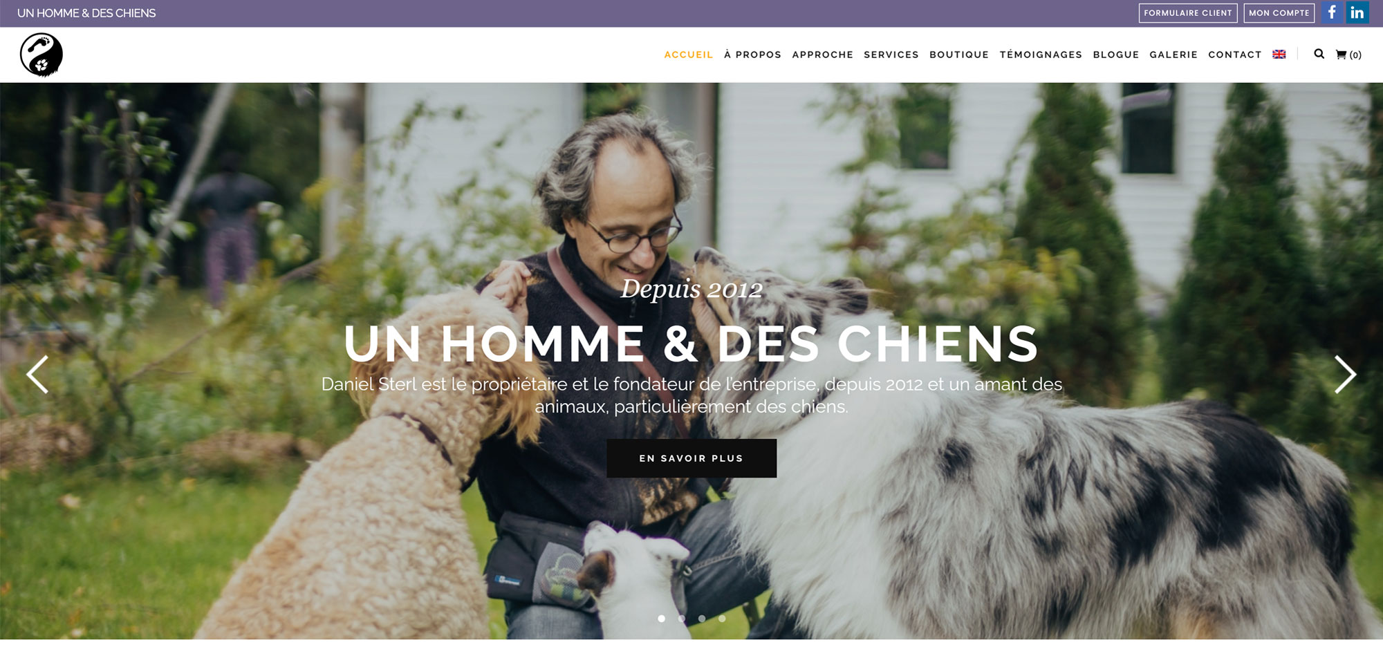 Un Homme et des Chiens